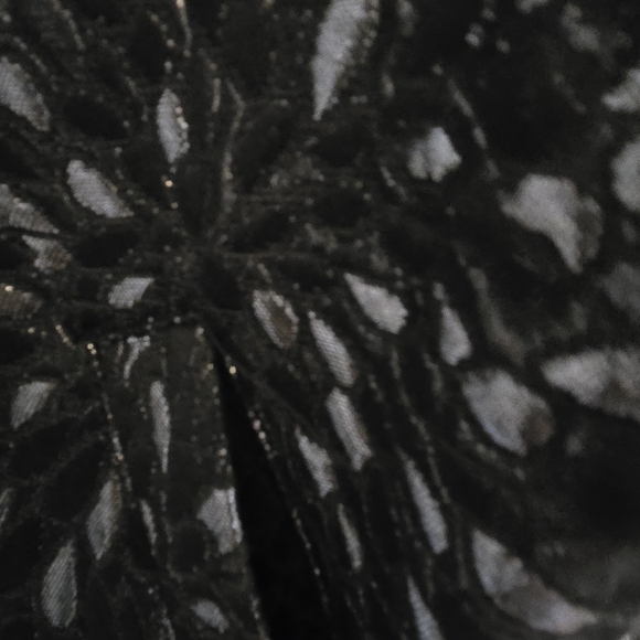 Ruby Rd. Black Metallic Floral-Print Zip Jacket - Picture 5 of 6